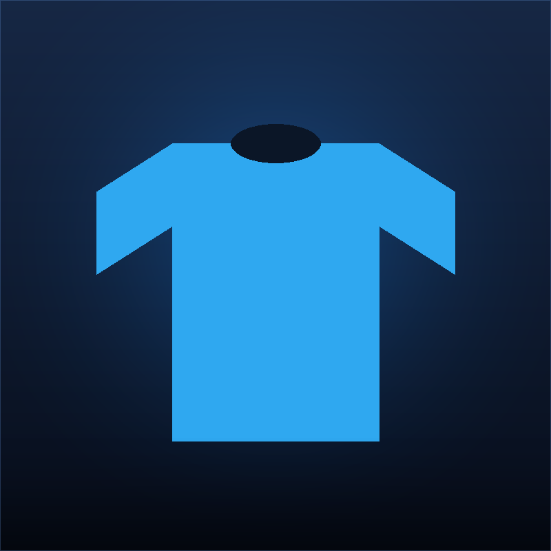 Origin Tee — Cyan